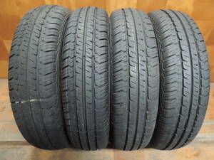 E201 155/80R14 HANKOOK VANTRA LT 4本セット 溝あり