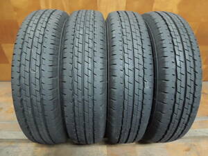 E202 155/80R14 ダンロップ SP175 4本セット 溝あり