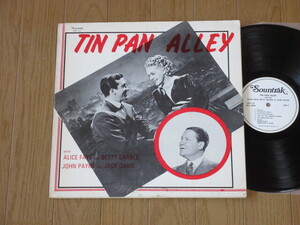 輸入盤☆TIN PAN ALLEY/ALICE FAYE/BETTY GRABLE/ティン・パン・アレイ/STK-110