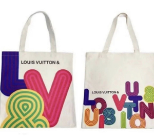 **** new goods unused Louis Vuitton deep exhibition viewing . limitation Novelty tote bag LOUIS VITTON not for sale eko back ****