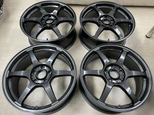 1円スタート！RAYS VOLKRACING VR G2☆18インチ 7.5J+48 PCD114.3-5H 鍛造！FORGED！シビック、アルテッツァ、アクセラなどに！