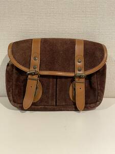 20240321(8) suede × synthetic leather belt bag 