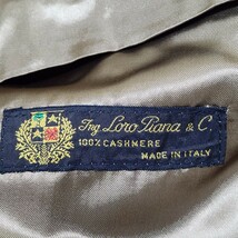 怪物級 未使用 3L相当 ヌートリアファー Loro Piana ダブル チェスターコート カシミヤ100% キャメル ロロピアーナ マキシ丈 タグ付き_画像8