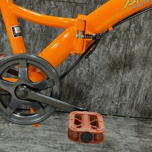 【新品未使用訳ありアウトレット品】20インチ折り畳み自転車Shimano外装6段変速 オレンジ【SK94921】の画像3