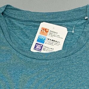 【送料無料】【新品】BODY GLOVE レディース半袖Ｔシャツ（ストレッチ素材 吸水速乾 UVカット チュニック丈）  LL 2L  ブルー★22200の画像2