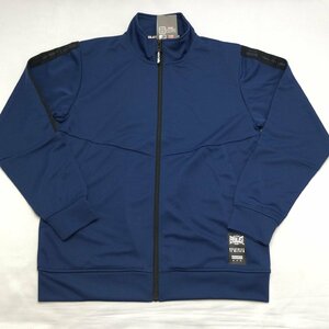 【送料無料】【新品】EVERLAST　メンズトラックジャケット（ 吸水速乾 UVカット）　　M　　ブルー★31900