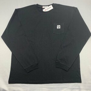 【送料無料】【新品】AIR WALK（エアウォーク）　メンズ長袖Tシャツ（コットン100％）　 　LL　2L 　　ブラック★41400