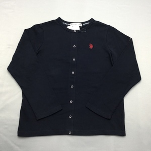 【送料無料】【新品】US.POLO ASSN レディースジャケット（裏毛素材 コットン100％）　Ｍ　　ブラック★01312