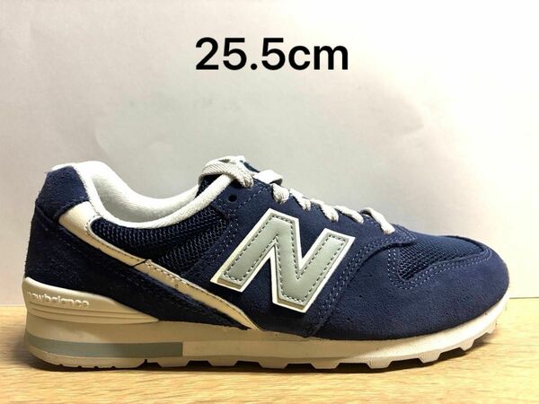 未使用 25.5cm D ニューバランス WL996C82 ネイビー new balance