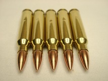 ○米軍・5.56x45mmダミーカート5個（安全加工済み）_画像1