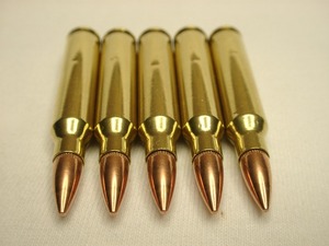 ○米軍・5.56x45mmダミーカート5個（安全加工済み）