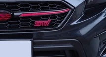 【新品】スバル　フロントグリル用STIオーナメント　STIエンブレム レヴォーグ(VN)特別仕様車STI Sport用　SUBARU 純正_画像1