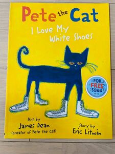 英語絵本 Pete the catねこのピートだいすきなしろいくつ 洋書