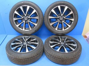 バリ溝 ホンダ ステップワゴン RK5 純正 17X6J +50 PCD114.3 5穴 205/55R17 91V 17インチ タイヤ ホイール 4本 (g093488)