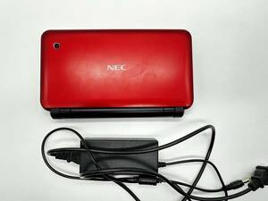 H4620 NEC Life Touch Note LT-NA75W1AR 7インチ☆タブレット キーボード バーミリオンレッド 稼働品 アダプター付