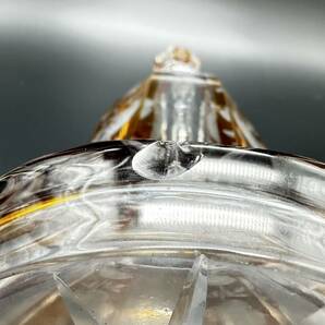 H4424 Baccarat オールドバカラ クリスタルボトル デカンタ ガラス瓶 アンティーク コレクター収蔵品 全長32cmの画像8