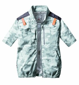 2023年最新 　バートル 空調服 AC2016　半袖 　58.カモフラホワイト　3XL　単品　burtle　　