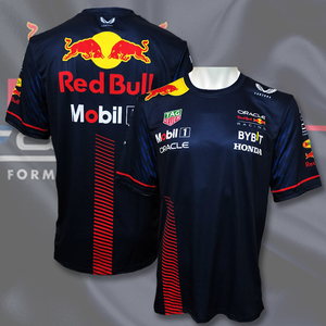 【Mサイズ】オラクル レッドブル F1チーム レプリカTシャツ フェルスタッペン ペレス アパレル