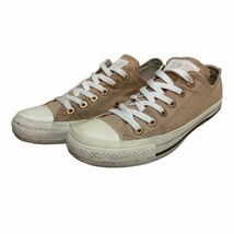 BD035 CONVERSE コンバース オールスター レディース ローカットスニーカー US5 24cm ライトブラウン キャンバス_画像1