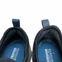 BD044 SKECHERS スケッチャーズ メンズ ランニングシューズ スニーカー US9 27cm ブラック ネイビー メッシュ _画像9