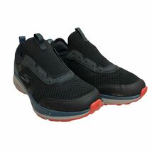 BD044 SKECHERS スケッチャーズ メンズ ランニングシューズ スニーカー US9 27cm ブラック ネイビー メッシュ _画像8