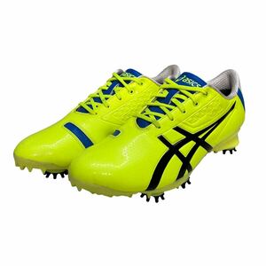 BD085 未使用 ASICS アシックス GEL-ACE PRO LIGHT メンズ ゴルフシューズ US6 24.5cm 黄緑 ブラック ネイビー ソフトスパイク 鋲 訳あり