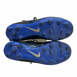 BD157 NIKE ナイキ AIR ZOOM エアズーム サッカースパイクシューズ US7 25cm ブラック ブルーの画像7