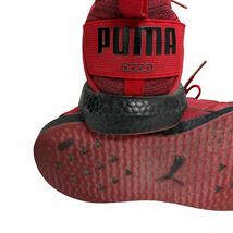 A332 PUMA プーマ MEGA NRGY KNIT メンズ スニーカー US7.5 25.5cm レッド ブラック_画像6