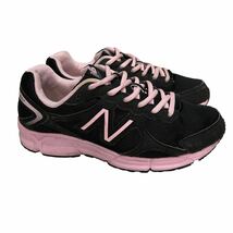 A446 newbalance ニューバランス WR360 レディース スニーカー US6.5 23.5cm 2E ブラック ピンク_画像3