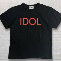 【SHiT original】BISH シットオリジナル IDOL プリントTシャツ ブラック レッド Sサイズ_画像1