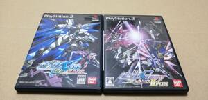 ★送料無料★PS2ソフト★機動戦士ガンダムSEED 連合VS.Z.A.F.T　機動戦士ガンダムSEED DESTINY 連合vs.Z.A.F.T.II PLUS　2本セット