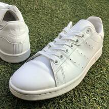 美品25 adidas STANSMISTH アディダス スタンスミス HW887_画像2