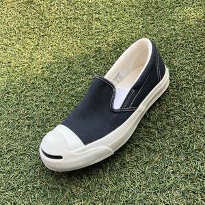 美品23.5 converse JACK PURCELL WASHOUT SLIP-ON コンバース ジャックパーセル ウォッシュアウト スリッポン HW927