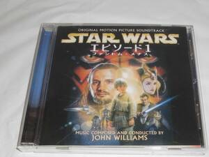 CD◆スターウォーズ　エピソード1　ファントム・メナス　サントラ ジョン・ウィリアムズ SRCS8927 ◆試聴確認済 cd-513　ゆうメール可