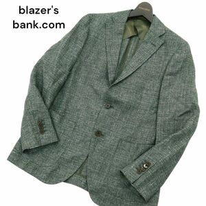 blazer's bank.com スーツカンパニー 通年 背抜き 麻 リネン★ イタリア製 REDA生地 テーラード ジャケット Sz.170 メンズ　A4T02097_2#O