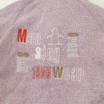 Munsingwear マンシングウェア 通年 ペンギン刺繍★ 長袖 ハーフジップ ニット トレーナー Sz.L　メンズ ゴルフ　A4T02064_2#O_画像5