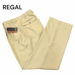 未使用★ REGAL リーガル 通年 テンセル ストレッチ スラックス パンツ Sz.94　メンズ 大きいサイズ　A4B01026_2#R