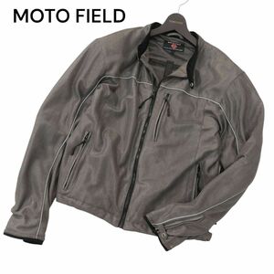 MOTO FIELD モトフィールド プロテクター★ メッシュ ライディング ジャケット ブルゾン Sz.LL　メンズ 大きいサイズ バイク　A4T02090_2#O