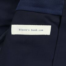 blazer's bank.com スーツカンパニー 春夏 イタリア製 REDA生地★ 段返り テーラード ジャケット Sz.175cm　メンズ ネイビー　A4T02261_3#M_画像7