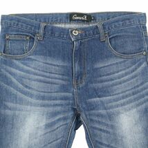 CavariA キャバリア 通年 USED加工★ ストレッチ スキニー デニム パンツ ジーンズ Sz.44　メンズ　A4B01256_3#R_画像3