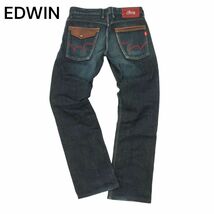 EDWIN エドウィン BTD006 BLUE TRIP★ USED加工 ストレッチ ウエスタン デニム パンツ ジーンズ Sz.29　メンズ 日本製　A4B01254_3#R_画像1