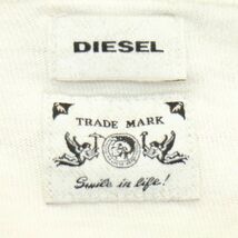 DIESEL ディーゼル 通年 ボーダー★ 切替 ショルダーボタン 長袖 カットソー ロンTシャツ Sz.M　メンズ　A4T02296_3#F_画像7