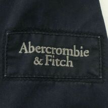 Abercrombie&Fitch アバクロンビー＆フィッチ 通年 ヴィンテージ加工★ ロゴ刺繍 ブルゾン ジャケット Sz.M　メンズ 紺　A4T02693_3#O_画像4