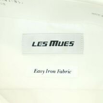 【新品 未使用】 LES MUES レミュー 通年 長袖 シャツ ワイシャツ Sz.L　メンズ 白 ビジネス　A4T02315_3#C_画像7