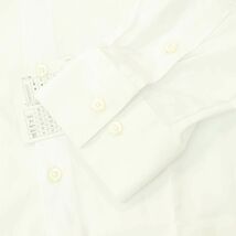 【新品 未使用】 LES MUES レミュー 通年 長袖 シャツ ワイシャツ Sz.L　メンズ 白 ビジネス　A4T02315_3#C_画像3