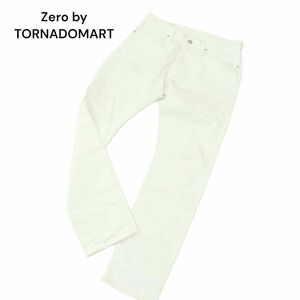 Zero by TORNADOMART トルネードマート 通年 ストレッチ★ スキニー パンツ Sz.L　メンズ 白　A4B01154_3#R