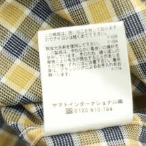 【新品 未使用】 Crocodile クロコダイル 通年 長袖 ボタンダウン チェック シャツ Sz.L　メンズ　A4T02666_3#C_画像9