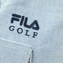 FILA GOLF フィラ ゴルフ 春夏 ロゴ刺繍★ ストレッチ ストライプ カーゴ スラックス パンツ Sz.82　メンズ　A4B01363_3#P_画像3