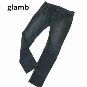 glamb グラム 通年 USED加工★ ストレッチ スキニー パンツ Sz.4　メンズ 日本製　A4B01360_3#R