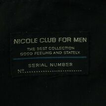 NICOLE CLUB FOR MEN ニコルクラブ フォーメン フラワー総柄★ 切替 ストレッチ ブーツカット パンツ Sz.46　メンズ　A4B01358_3#R_画像8